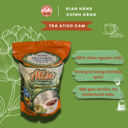 TRÀ HOA  ATISO GÓI CAM 100 TÚI LỌC (5% CAM THẢO + CỎ NGỌT)