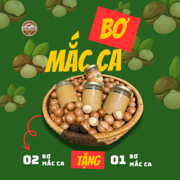 Bơ Macca Thái Châu hoàn toàn tự nhiên