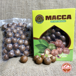 HẠT MACCA SẤY LẠNH, NỨT VỎ THÁI CHÂU HỘP 500G