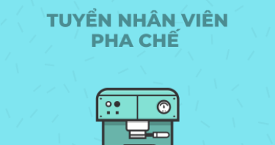 TUYỂN NHÂN VIÊN PHA CHẾ THÁNG 02/2025