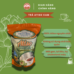 TRÀ HOA ATISO GÓI CAM 100 TÚI LỌC (5% CAM THẢO + CỎ NGỌT)