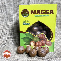 HẠT MACCA LÂM ĐỒNG SẤY NỨT THÁI CHÂU - HỘP 250GR